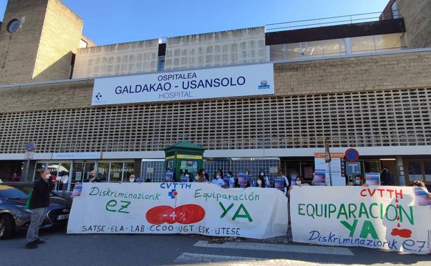 Los trabajadores del Centro Vasco de Transfusiones convocan dos jornadas de huelga