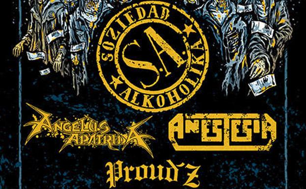 El festival de metal con Soziedad Alkoholika se aplaza al 5 de febrero y se traslada a Mendizorroza