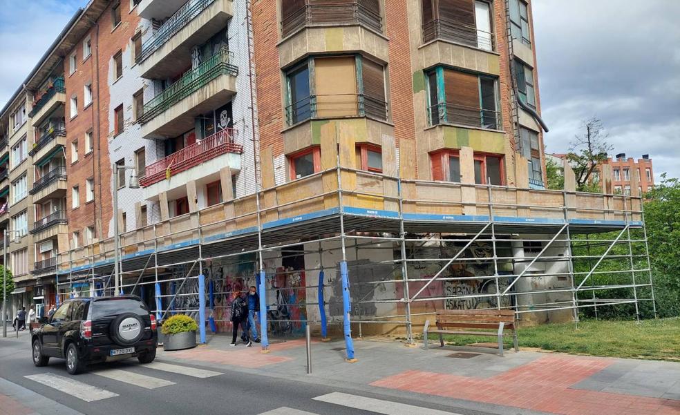 El derribo del antiguo gaztetxe de Durango será asumido por los dueños del inmueble