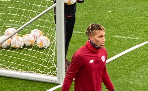 El portero colombiano de 18 años Kevin Ríos entrena con el Athletic