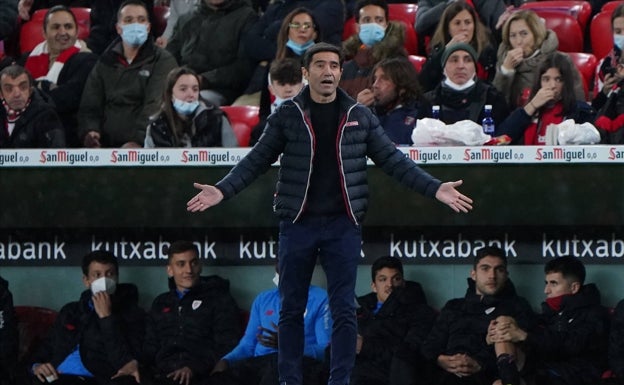 Marcelino dice que de haber ganado al Granada «estaríamos hablando del mejor partido de la temporada»