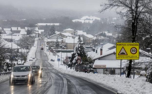 Euskalmet activa el aviso amarillo por riesgo de nevadas y fuertes lluvias desde hoy