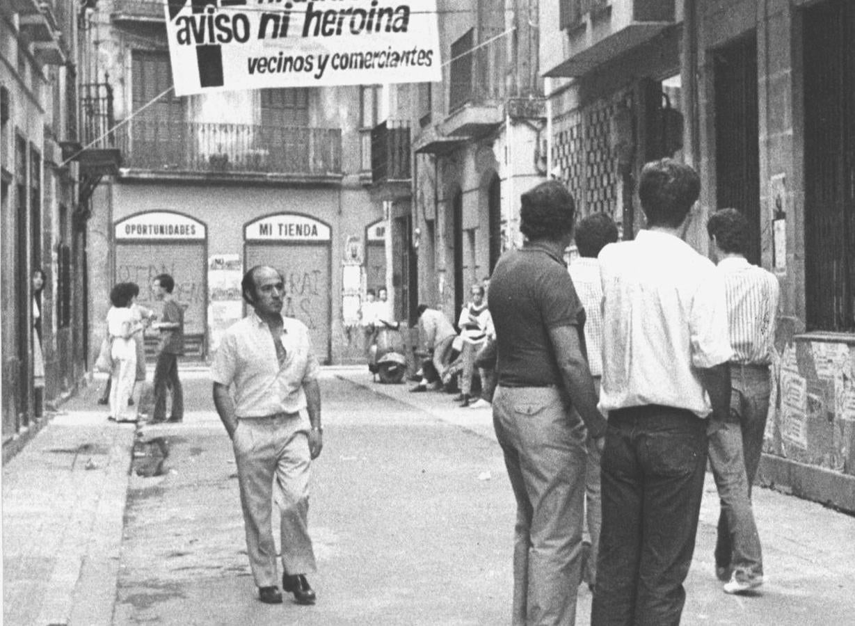 Cuando la heroína reinaba en la calle en Euskadi