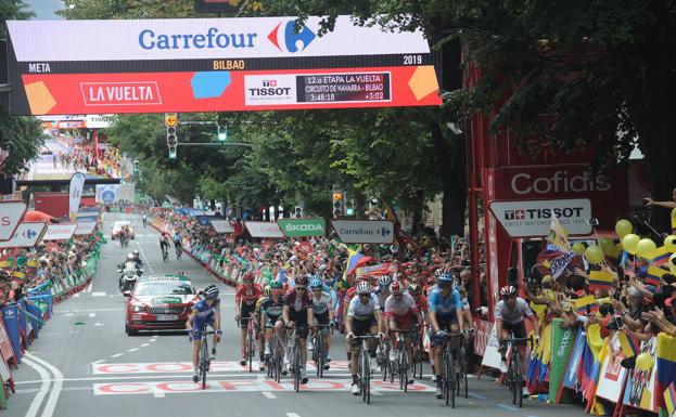 La Gran Vía acogerá la meta de la etapa con final en Bilbao de la Vuelta'22