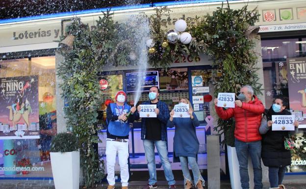 La Lotería de Navidad sólo se acuerda de Llodio en Álava con un pellizco de 200.000 euros