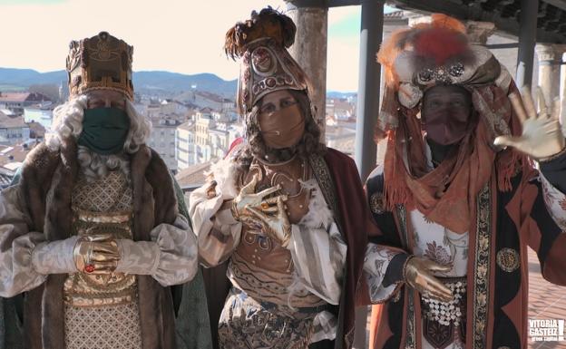 El mensaje de los Reyes Magos a los niños vitorianos