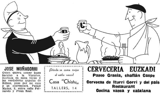 De cuando la cocina vasca hizo furor en Barcelona
