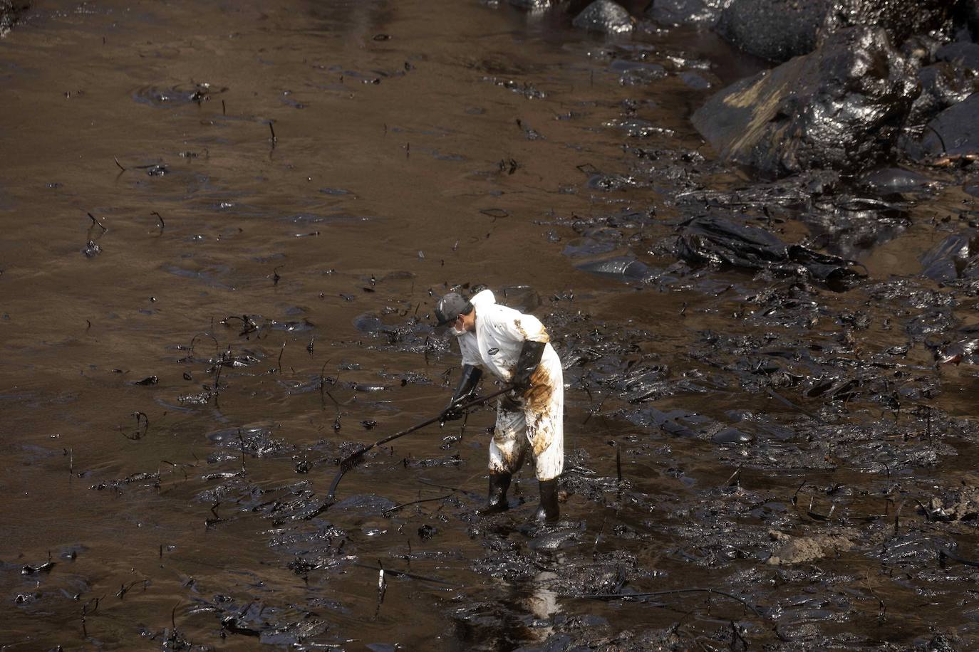 Playas, espacios naturales, fauna y economía local: las principales víctimas del vertido de petróleo de Perú
