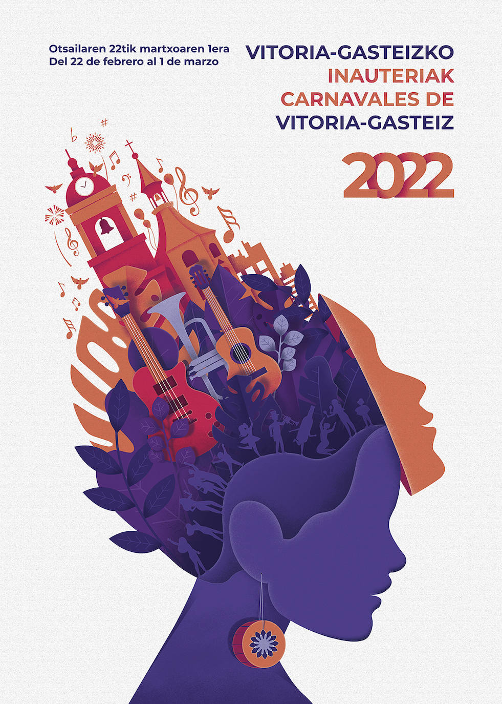 Estos fueron los carteles finalistas del Carnaval de Vitoria 2022