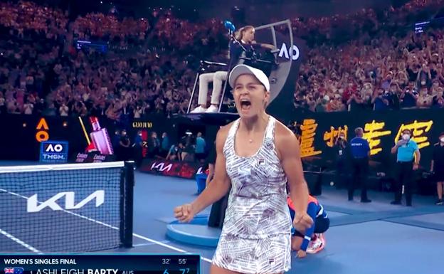 Ashleigh Barty gana el Open de Australia