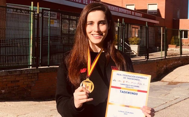 La vizcaína Jone Magdaleno vuelve a reinar en el nacional de taekwondo y apunta al Mundial