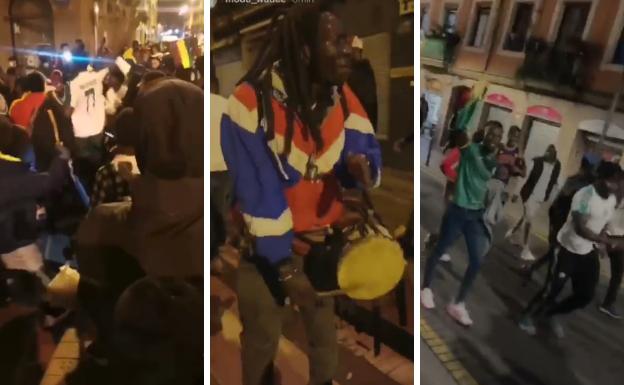 Fiesta en San Francisco tras la victoria de Senegal en la Copa África