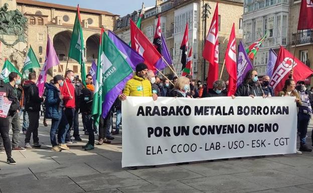 El sector del metal alavés pide a la patronal «desbloquear la negociación»