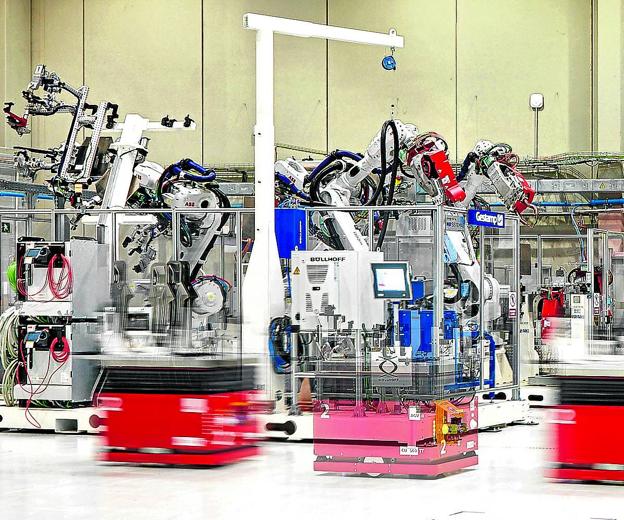 Gestamp prueba en Euskadi la fábrica 100% flexible que lanzará en 2025