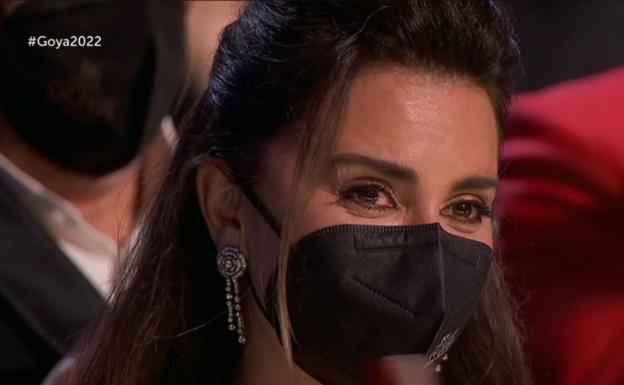 Penélope Cruz se emociona con el discurso de Javier Bardem