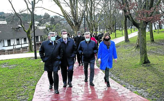 Bilbao inaugura un parque donde está proyectado el lago de Artxanda