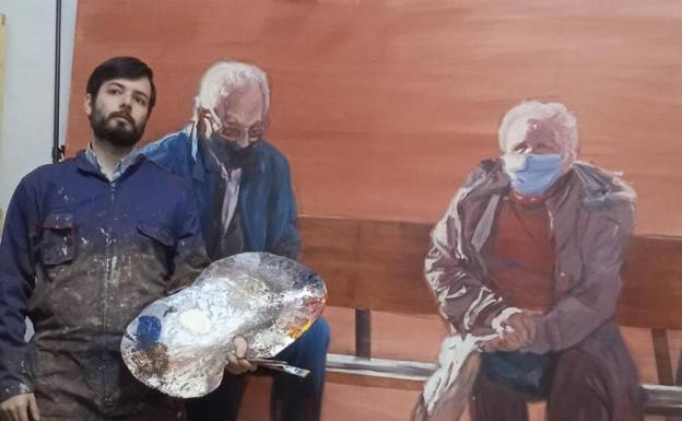 José María y Mikel Pinto, padre e hijo, aspiran al premio de pintura Reina Sofía