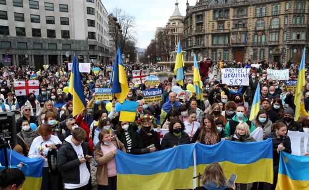 La comunidad ucraniana organiza una campaña de ayuda en Bizkaia