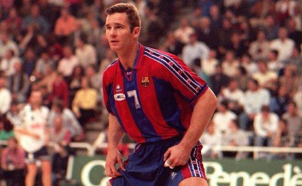 Iñaki Urdangarin, entrenador de prácticas en el Barça