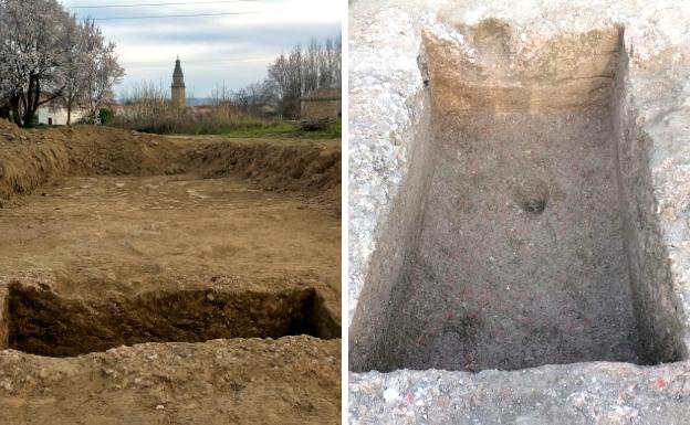 Descubren un lagar romano en un futuro viñedo de Rioja Alavesa