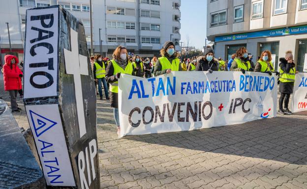 La plantilla de Altan Bernedo pone fin a 106 días de huelga