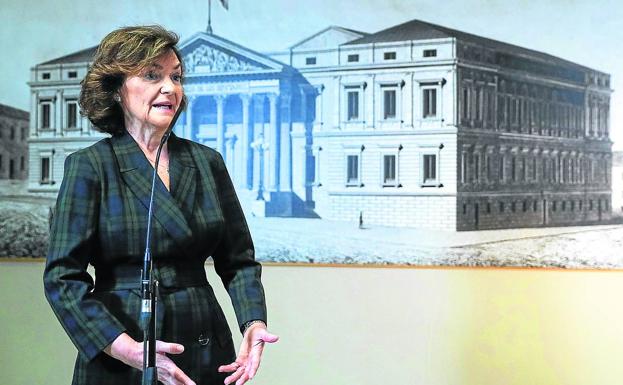 La exministra Carmen Calvo recibirá el Premio Memoria Histórica de Miranda