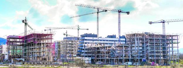 La construcción prevé un repunte del 10% en los precios en pleno 'boom' en Vitoria