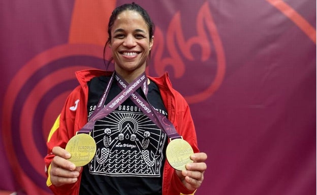 Ni un esguince frena a Naiomi Matthews, doble oro continental