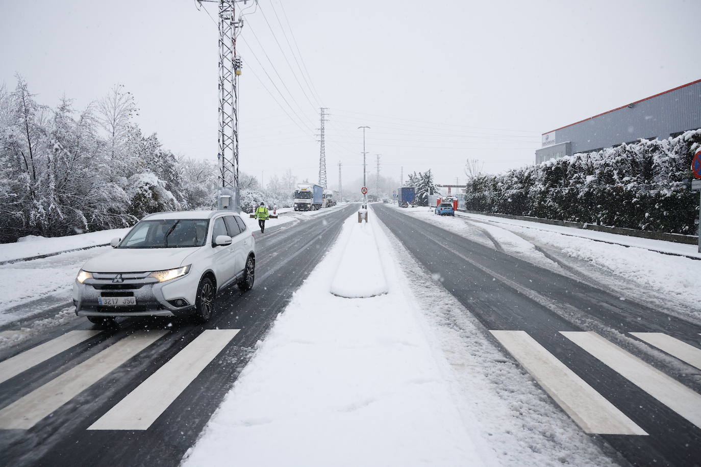 El tiempo en Álava | Nieve a 200 metros hoy y mañana en Vitoria