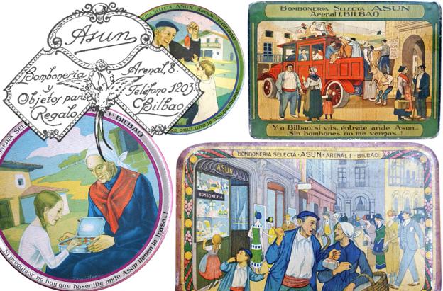 Los caramelos y bombones de Asun que amenizaban los viajes Bilbao-Vitoria hace un siglo