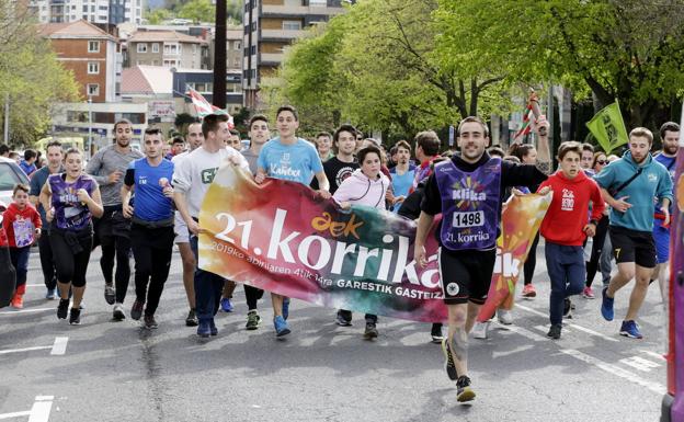 La Korrika entrará esta tarde a Bizkaia por Balmaseda