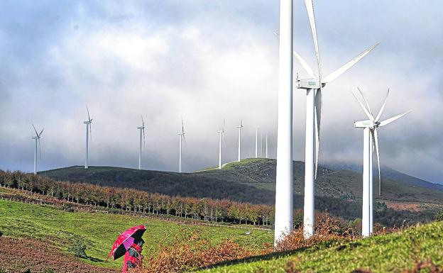Aluvión de proyectos eólicos en Euskadi en un momento de máxima «emergencia energética»