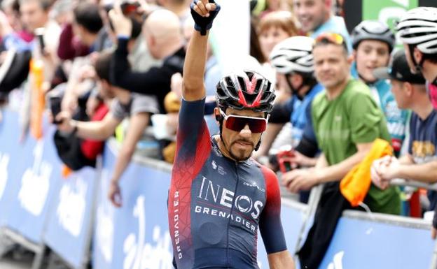 Martínez amarga a Alaphilippe en el ensayo del desembarco en Bilbao del Tour