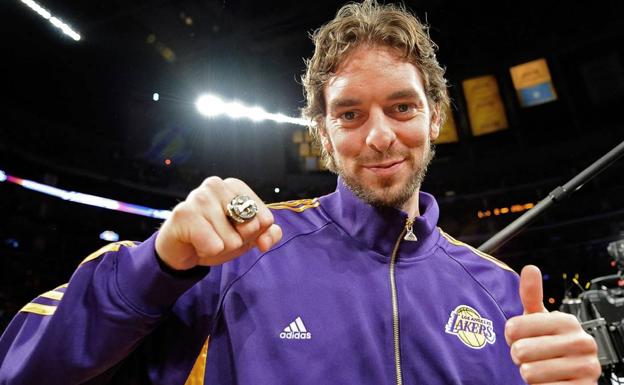 Pau Gasol, incluido en el quinteto histórico europeo de la NBA