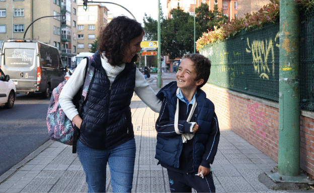 Primera jornada en los colegios vizcaínos sin mascarillas y con dudas