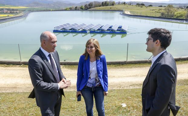 La energía solar flotante llega a Miñano con un proyecto pionero en Euskadi