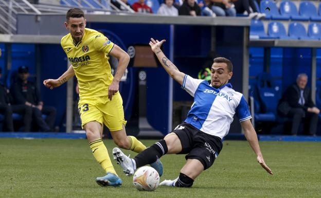 Escalante y Duarte ven la quinta amarilla y serán baja contra el Celta