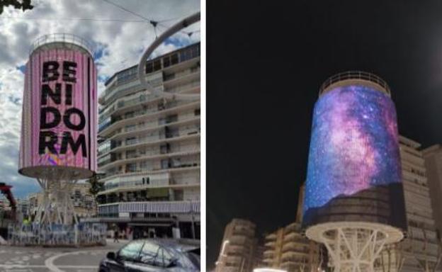 Así es el nuevo icono de 20 metros de Benidorm