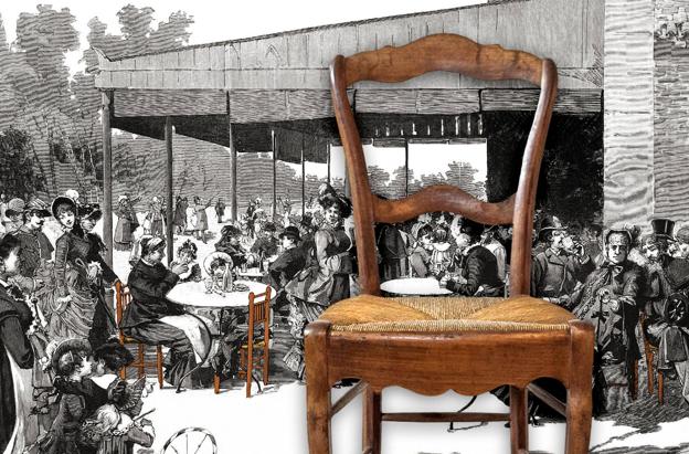 Cuando Vitoria nutría de sillas los restaurantes y tabernas de España