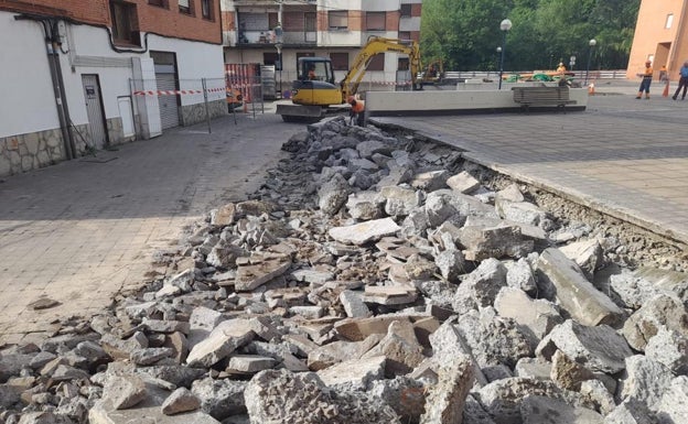 Zalla inicia la transformación de la plaza Inmaculada en Aranguren