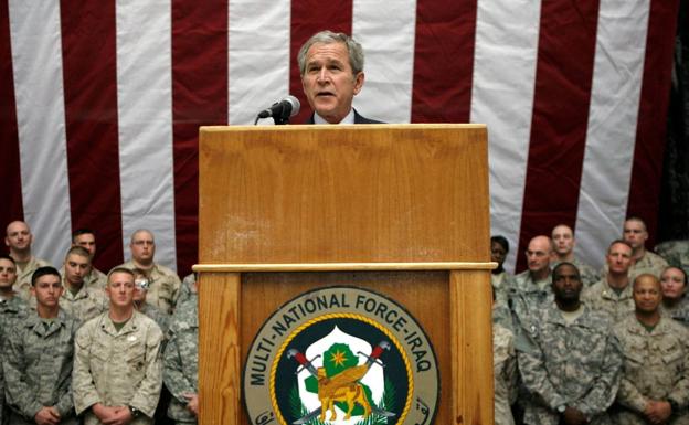 El expresidente George W. Bush confunde Ucrania con Irak al hablar de «invasión brutal e injustificada»