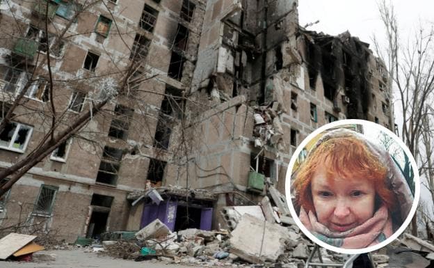 Ukrainian journalist Nadiia Sukhorukova, a witness to the siege of Mariupol.