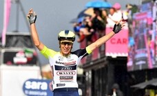 El ataque de Landa reduce a cuatro los aspirantes al Giro