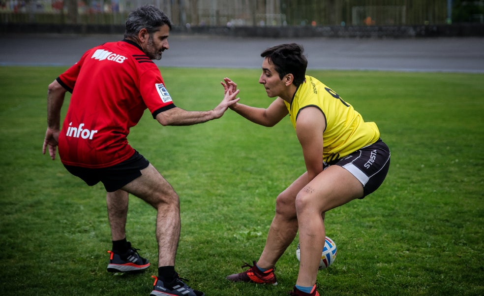 Una vasca en la élite del touch rugby