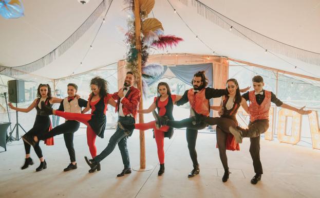 La boda circense de Isma, de 'El Conquistador del Caribe', e Iraia en el valle de Arratia