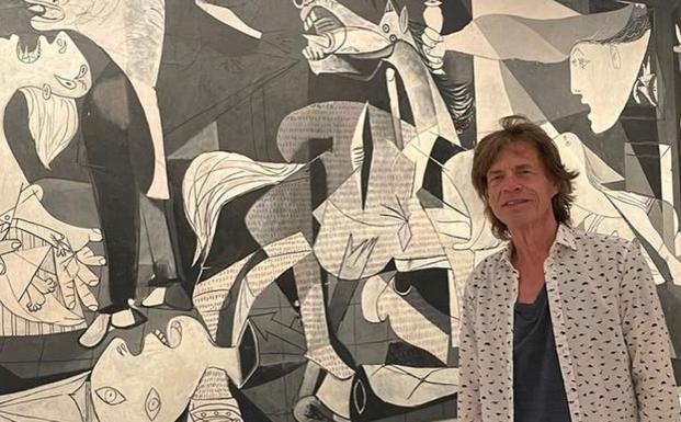 El 'Guernica', cañas y flamenco: así disfruta Mick Jagger de Madrid antes del concierto de los Rolling Stones