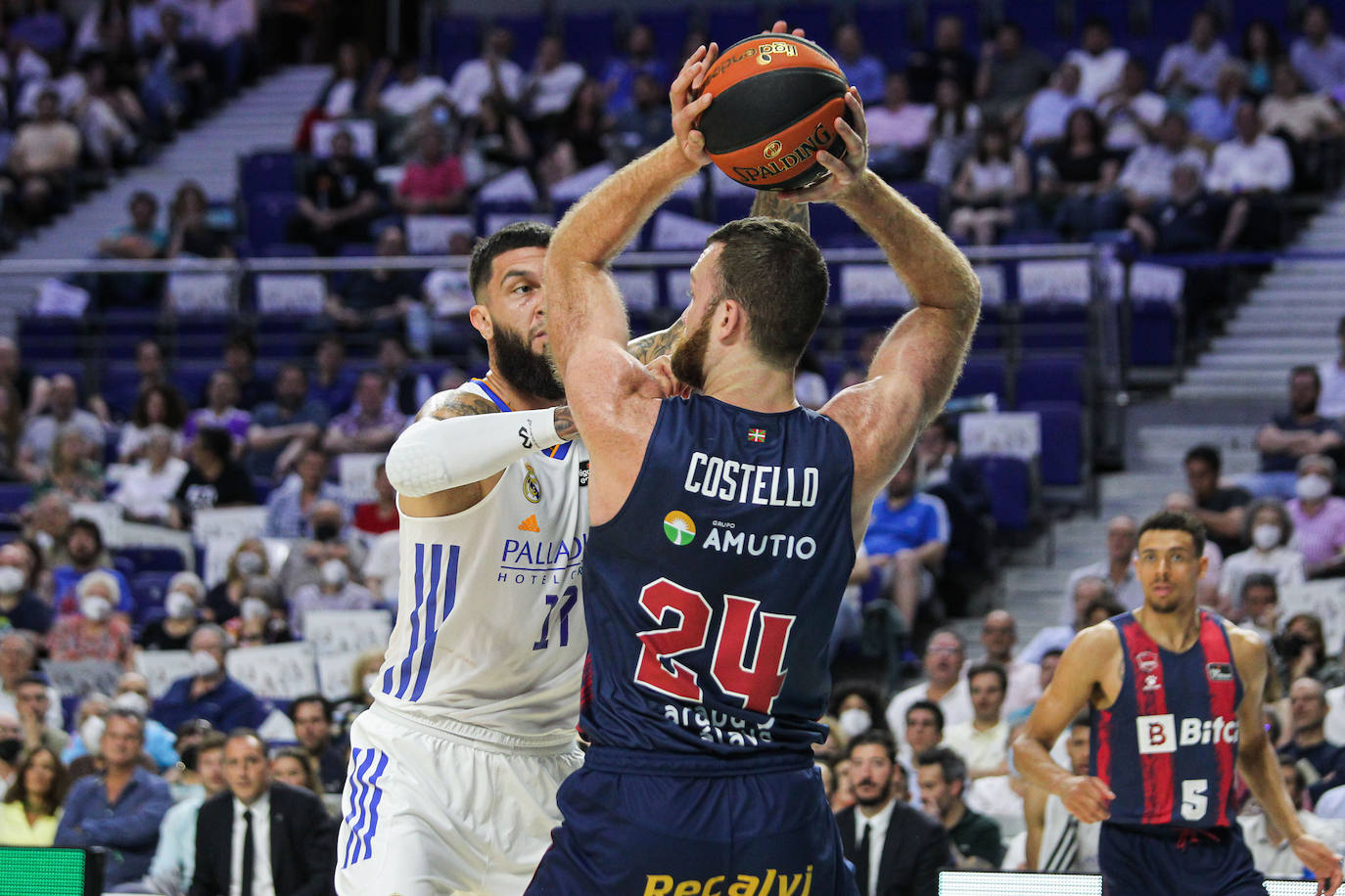 El uno a uno del Real Madrid-Baskonia: Costello, el mejor