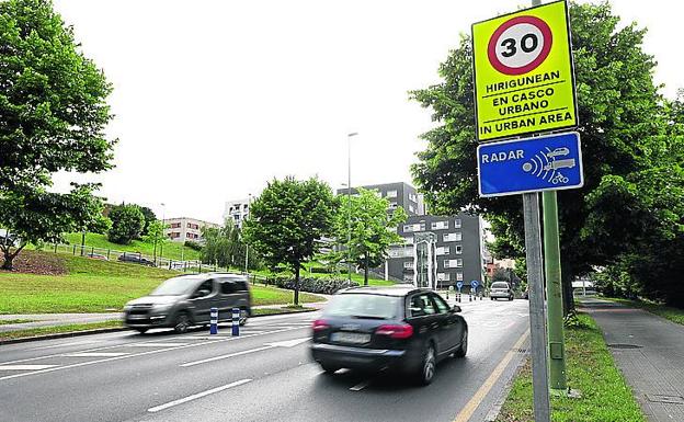 Getxo sancionará el exceso de velocidad en los accesos peligrosos