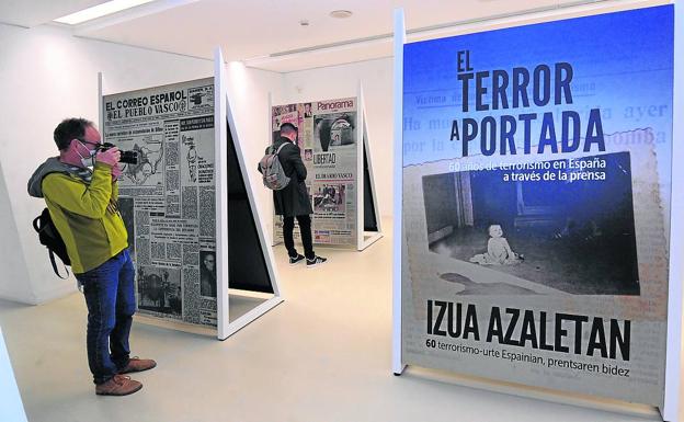 La exposición 'El terror a portada' llega el viernes a Ermua