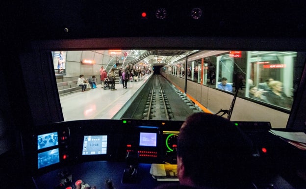 Maquinistas de Metro Bilbao convocan paros parciales en hora punta durante el próximo mes